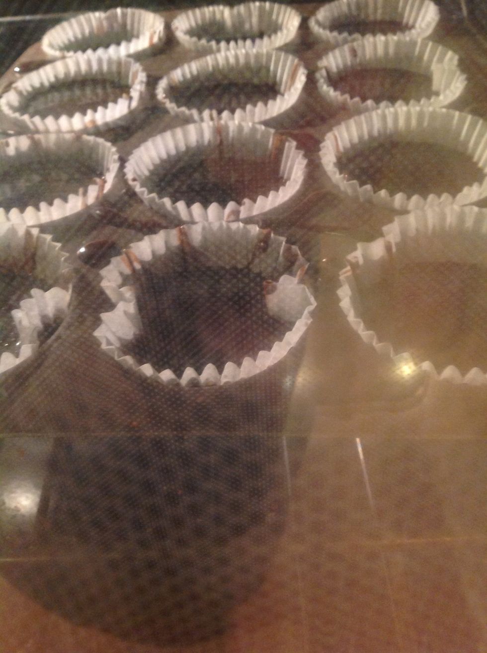 Next just wait until they are done baking!