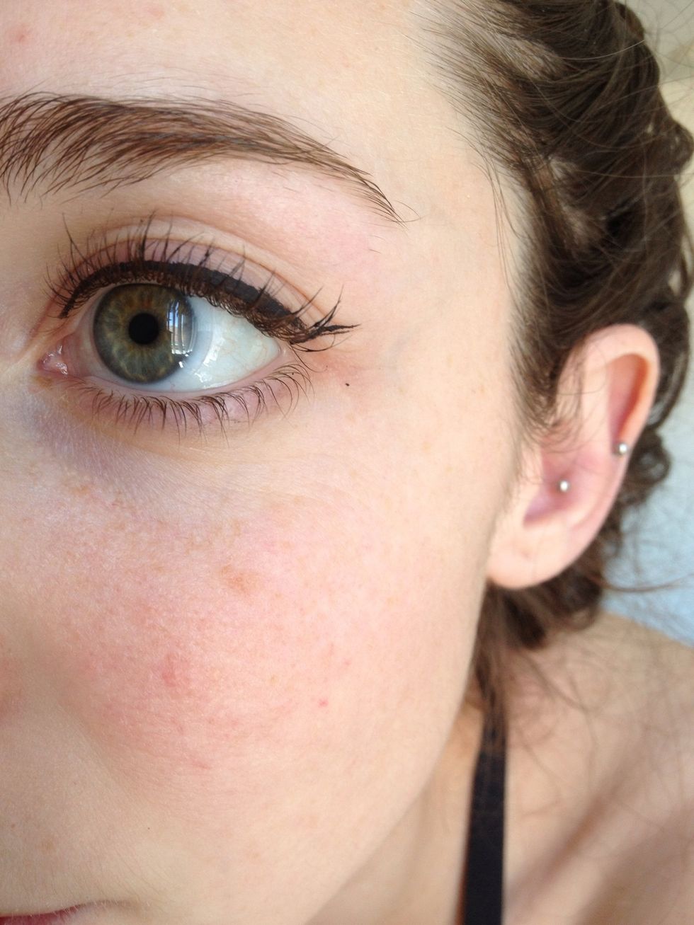 Next line your eyelid how ever thick or thin you want it.