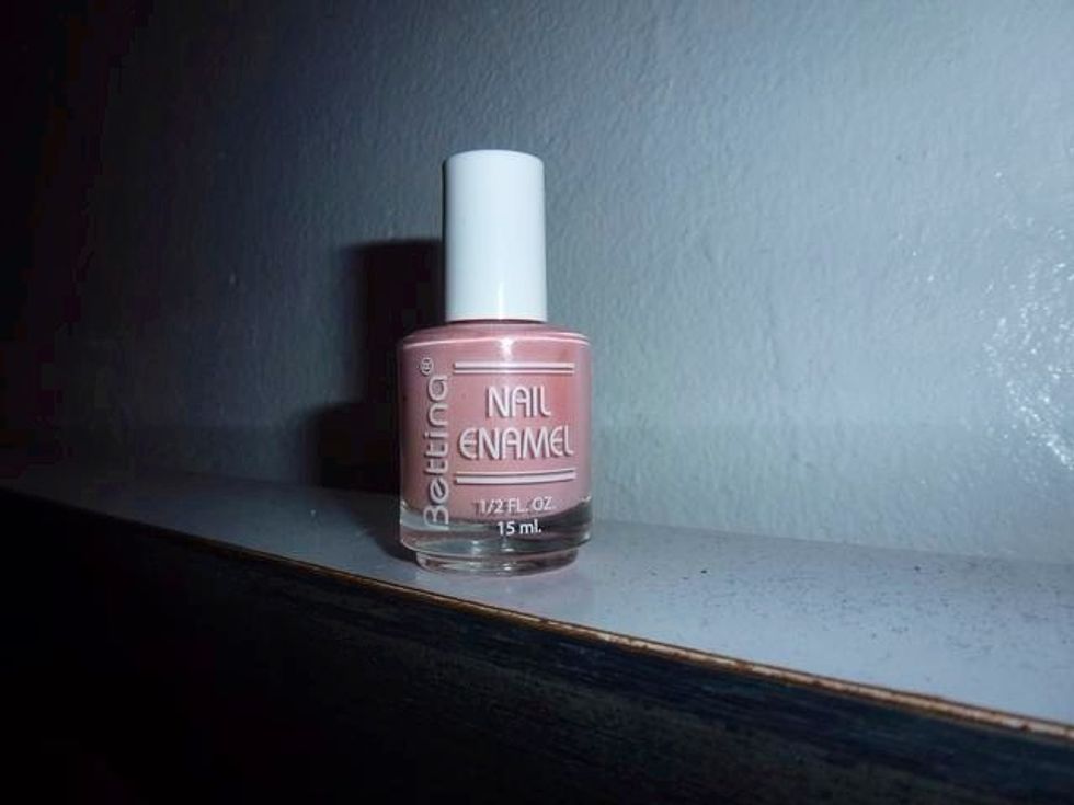 Next, paint the rest of the nails with this beautiful pink color =)