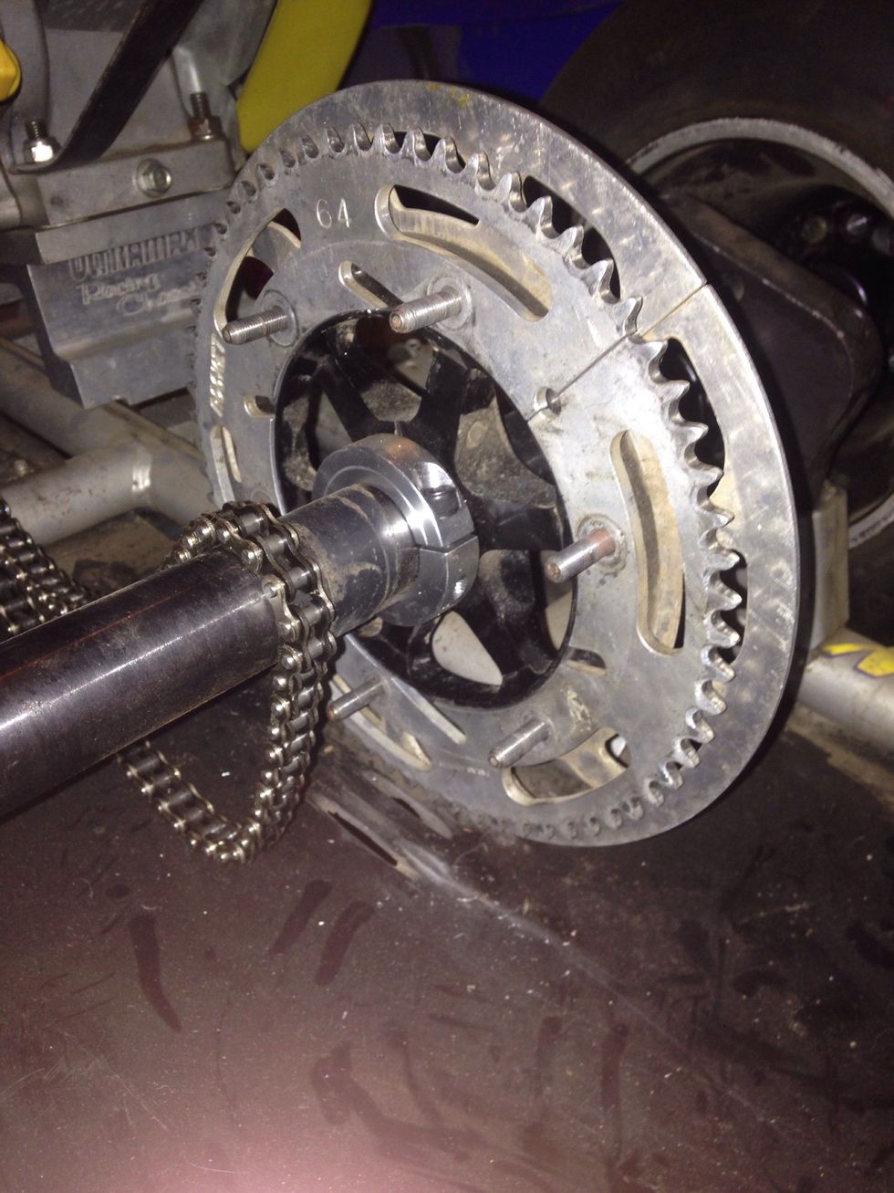 Next, put the other gear on.