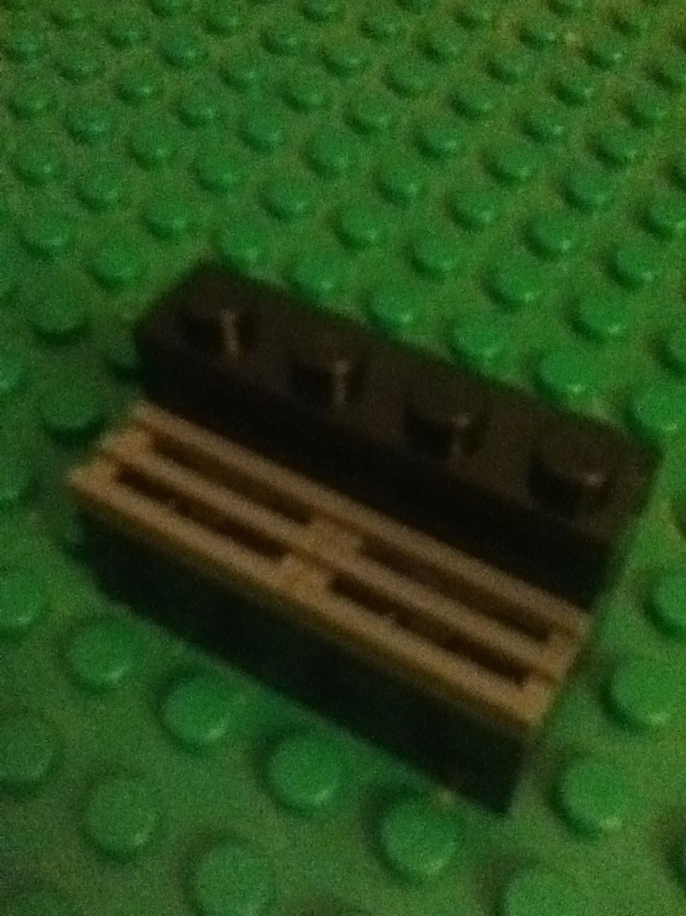 Next put your 1x4 on the back like this