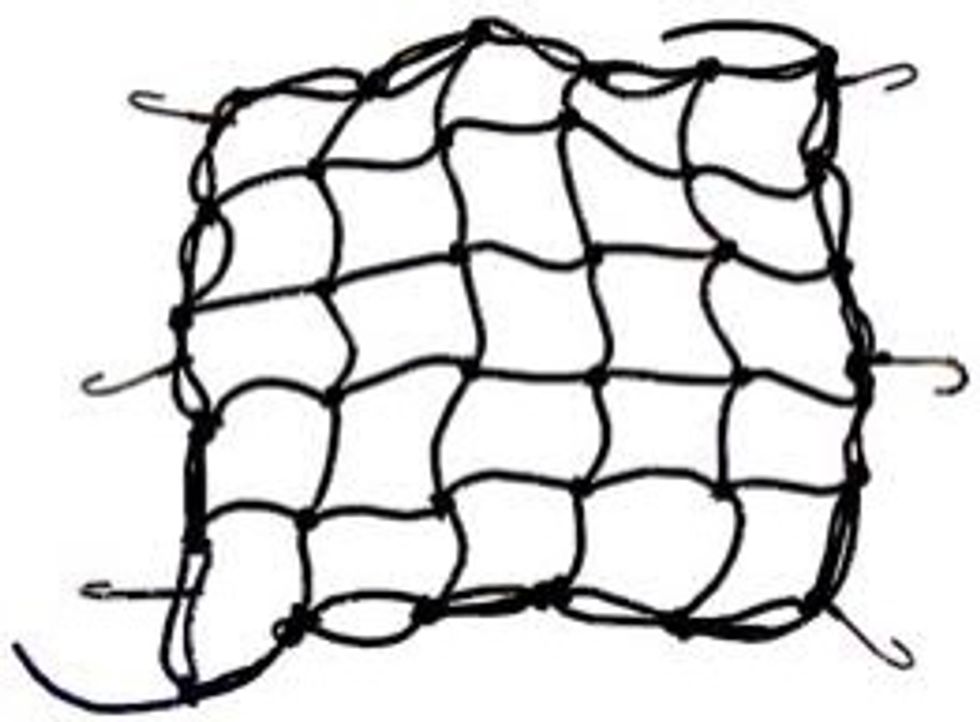 Next,Set your net down on the ground. Throw leaves on it to cover it up. Then put food on top of it.