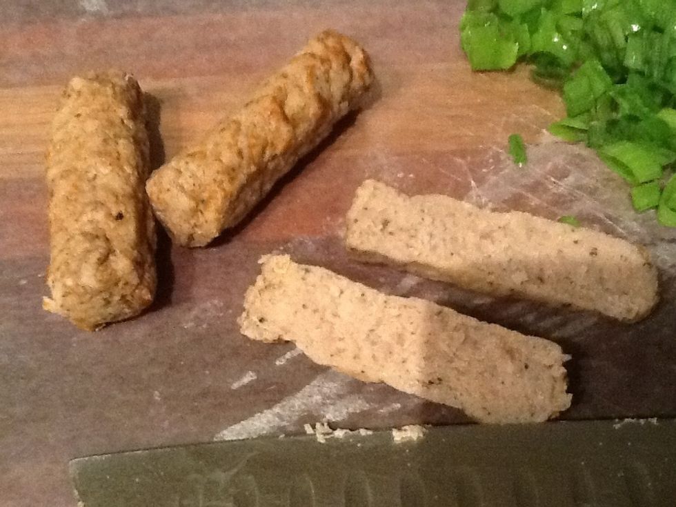 Next split your links in half