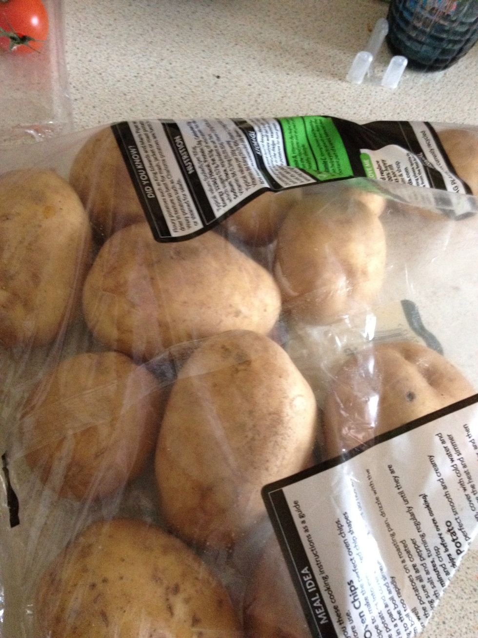 Next take 2 medium potatoes...