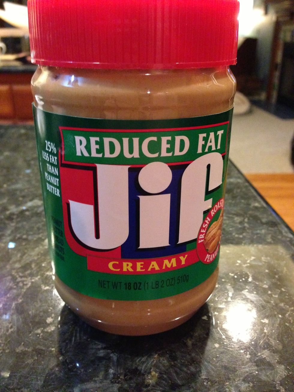 Next, take the peanut butter
