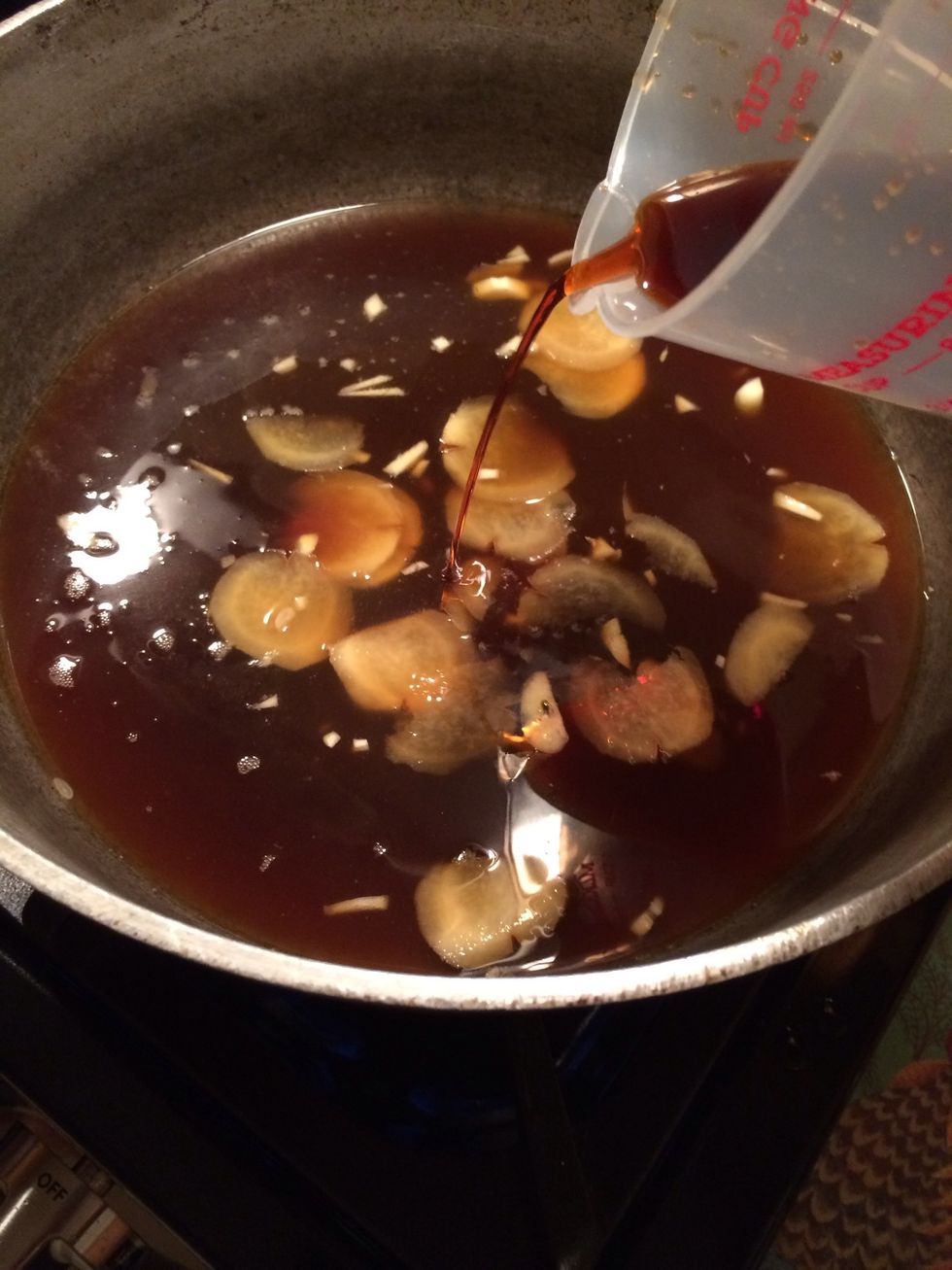 Next the soy sauce