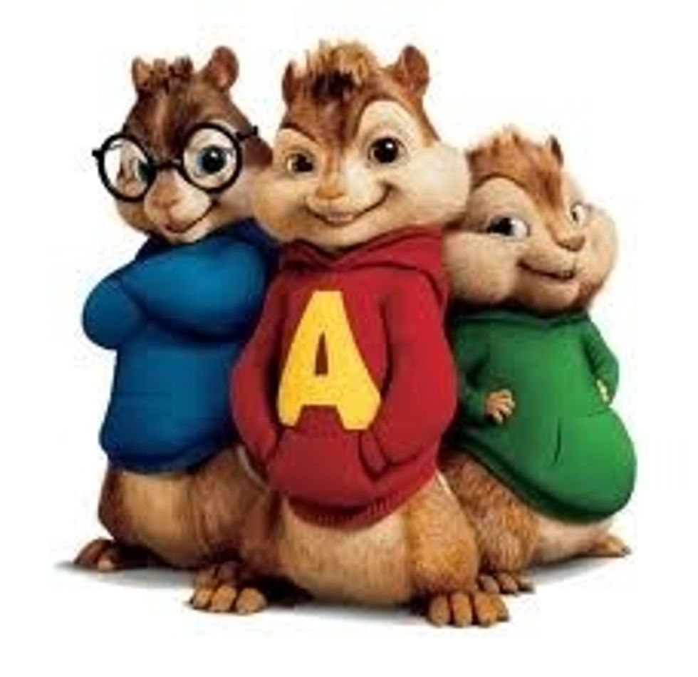 Next think of something genuinely incredible to say that could remind you of ALVINNN or the other chipmunks(: