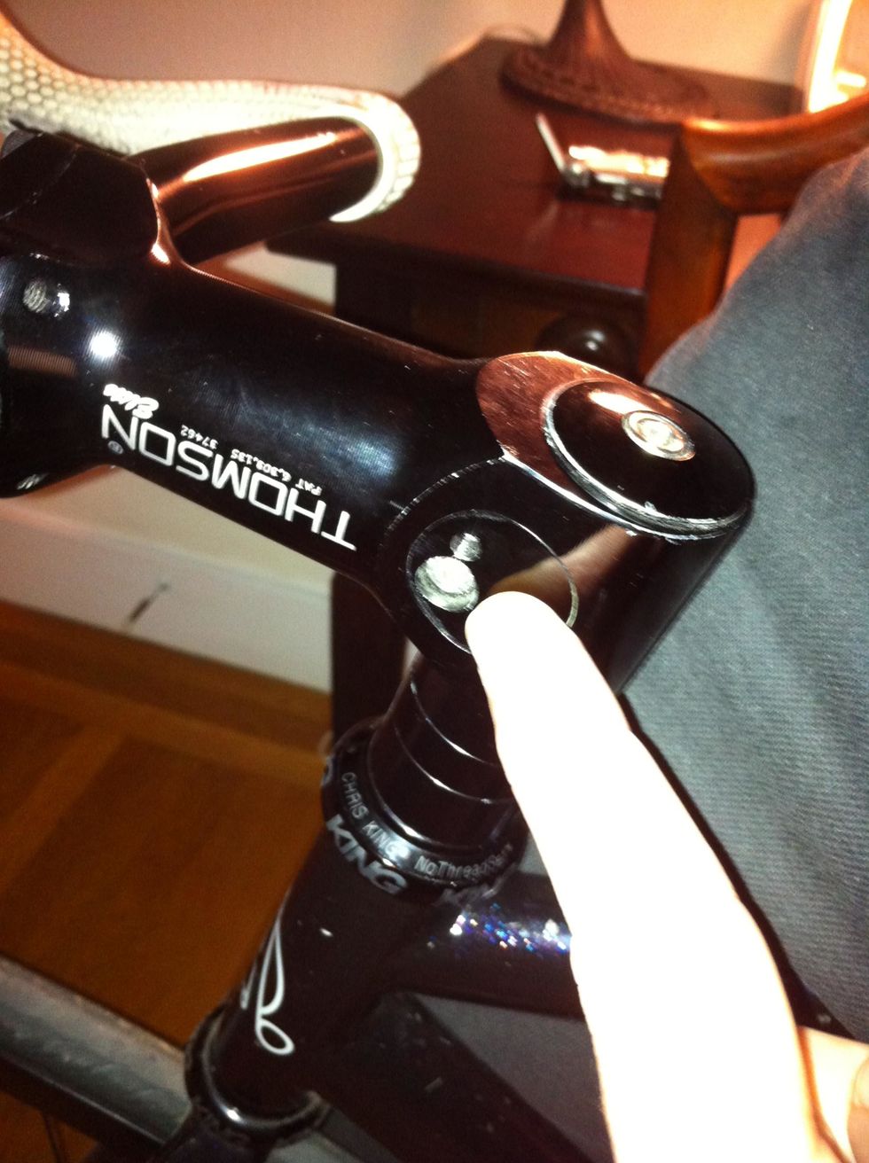 next tighten the side bolts. don't go crazy, just tighten them enough that they feel sturdy. you will have bolts on both sides, rotate around tightening each a little at a time until they are tight.