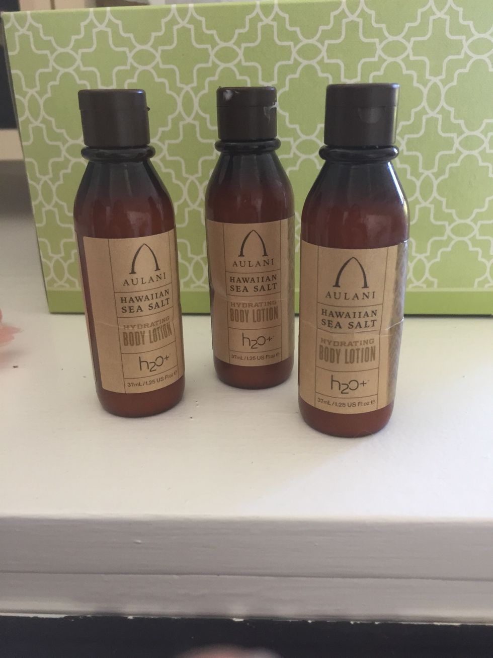 Next time you pay a crazy amount of money for that family vacation, collect all the hand or face lotion you can. After all, you're paying for it.