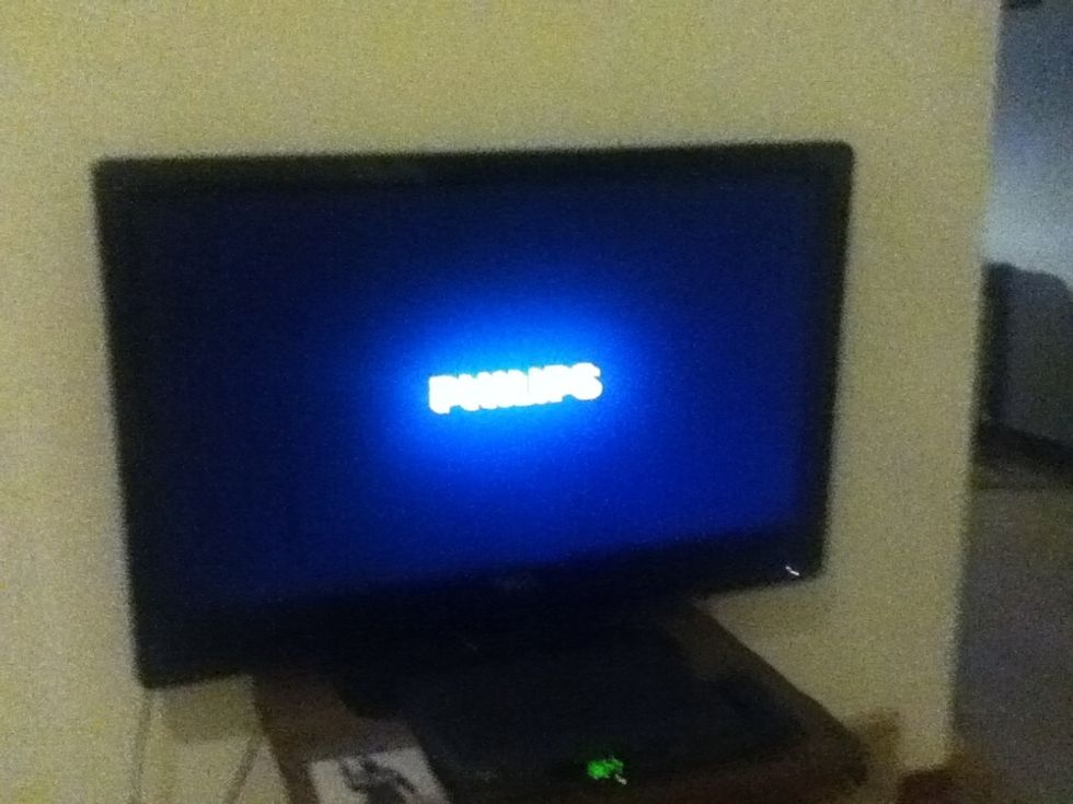 Next, turn on your TV.