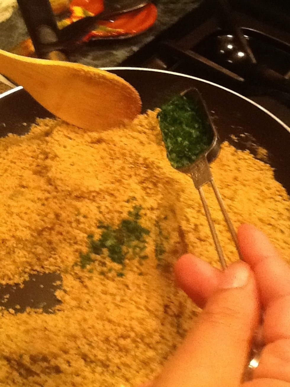 Next up comes the parsley