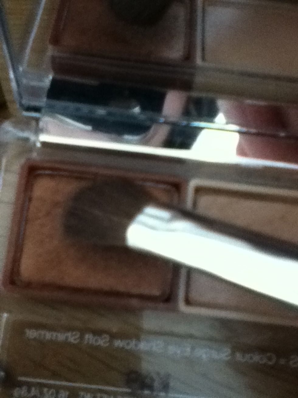 Next use a dark bronze colour.