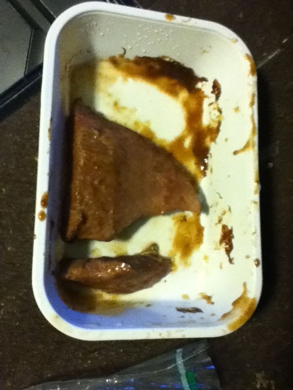 Next use a sharp knife to finally shred your roast... Make sure there are no chunks