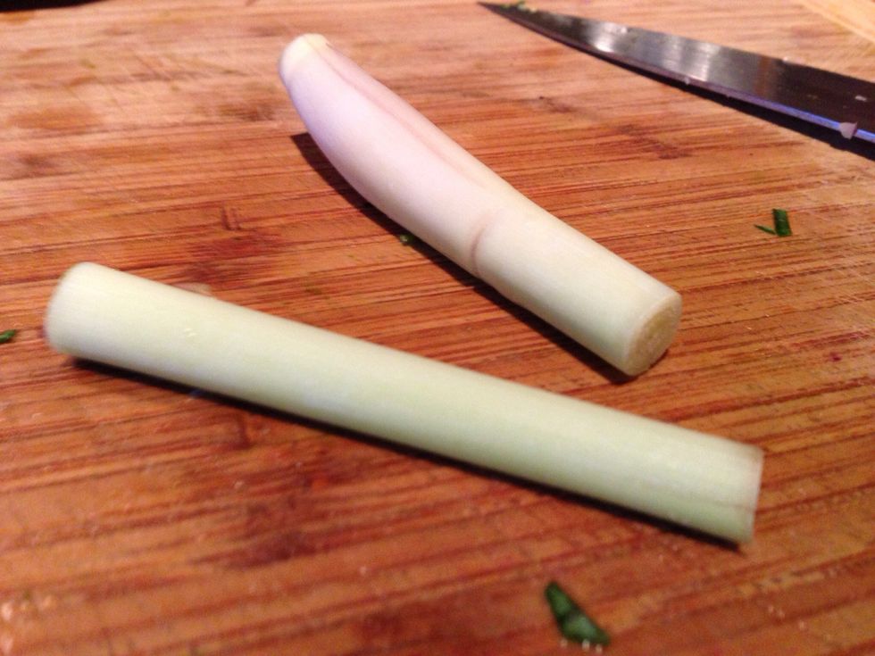 Next we need a stick of lemon grass.
