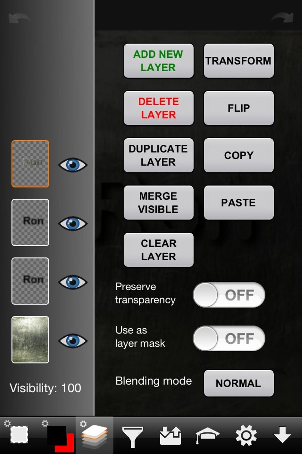 Next we're going to add a little shine to top and left edge of the text to create a slight glare effect. So duplicate the main text layer.