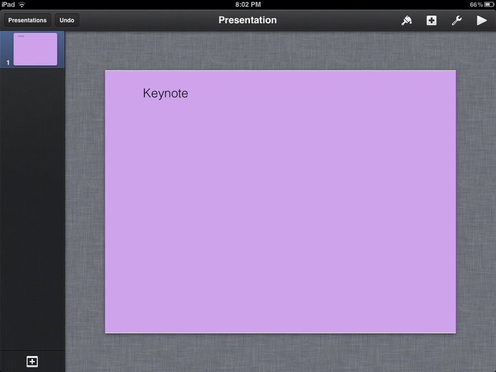 Next you can move the text box around to suit your presentation