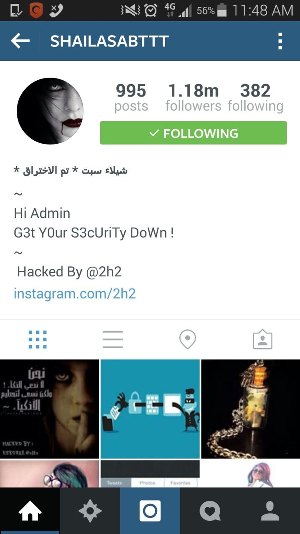 Next you click the three dots and it should come up with block choice then you press it and it should block them from your account .