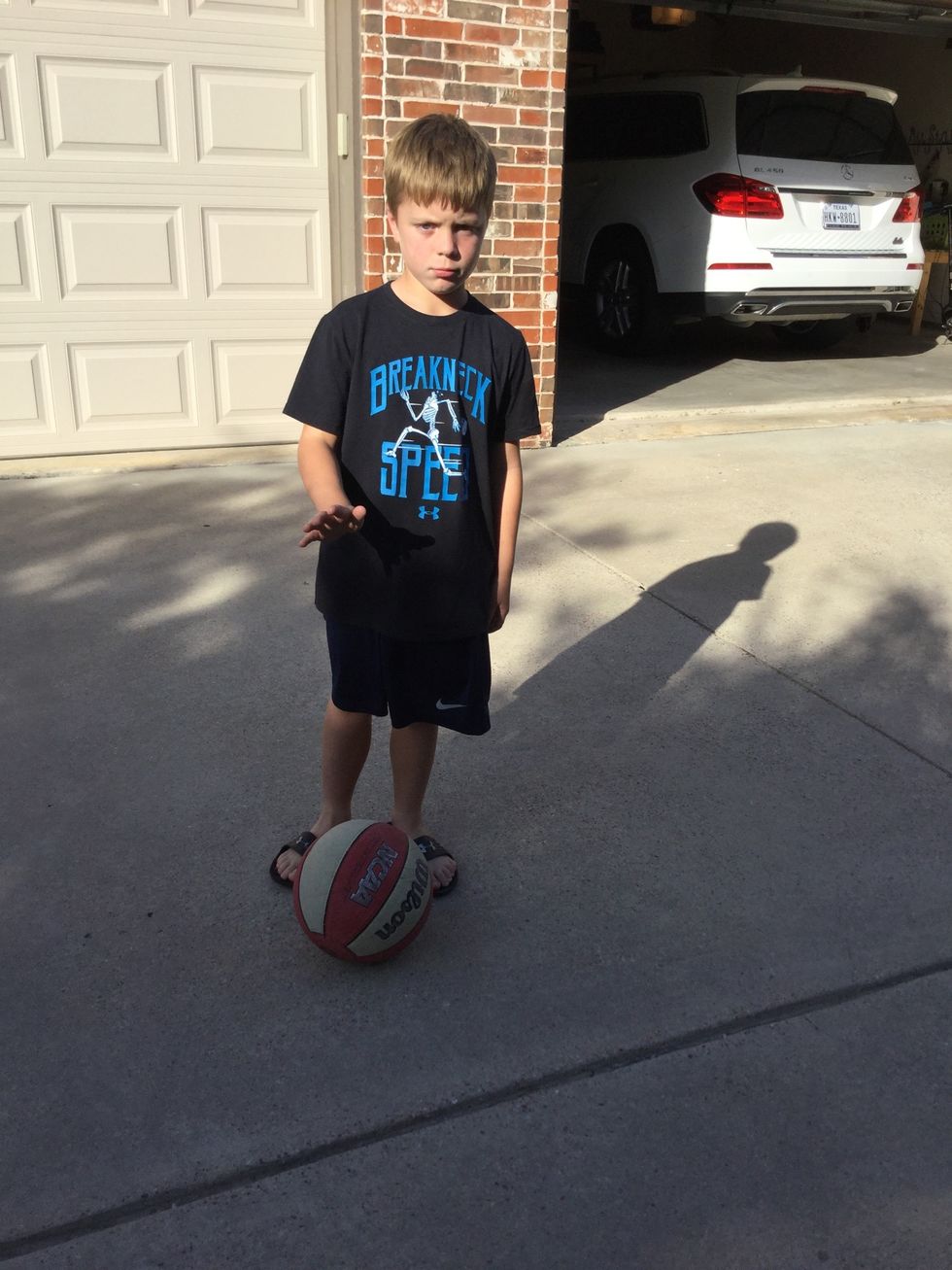 Next you have dribble the ball