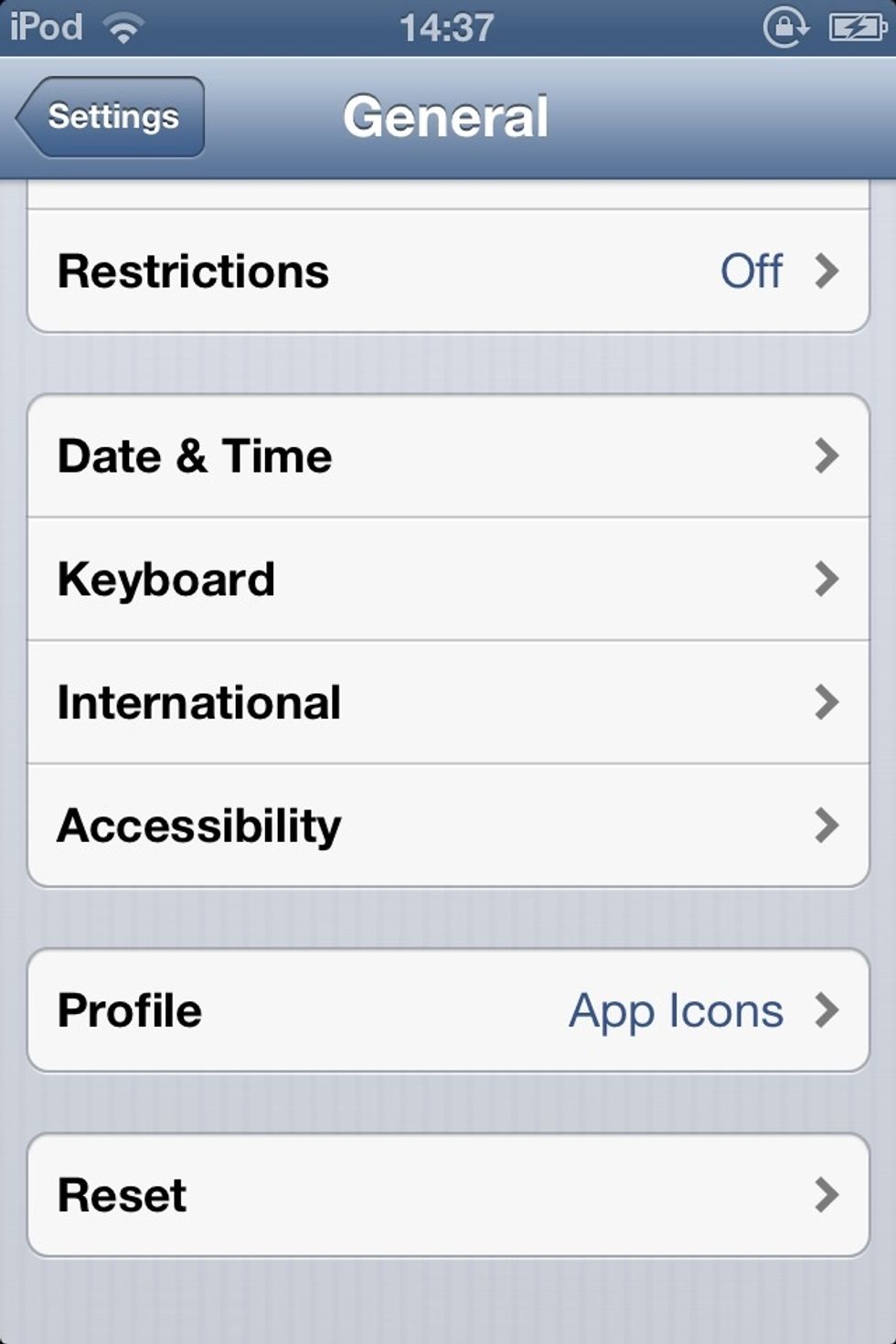 Next, you just need to click on accessibility.