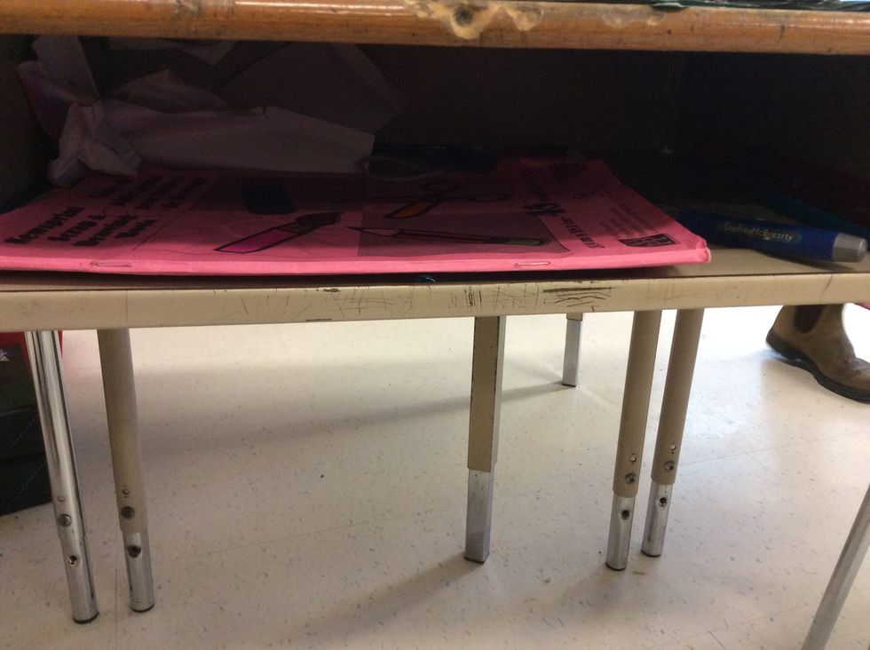 Next you take out your agenda.