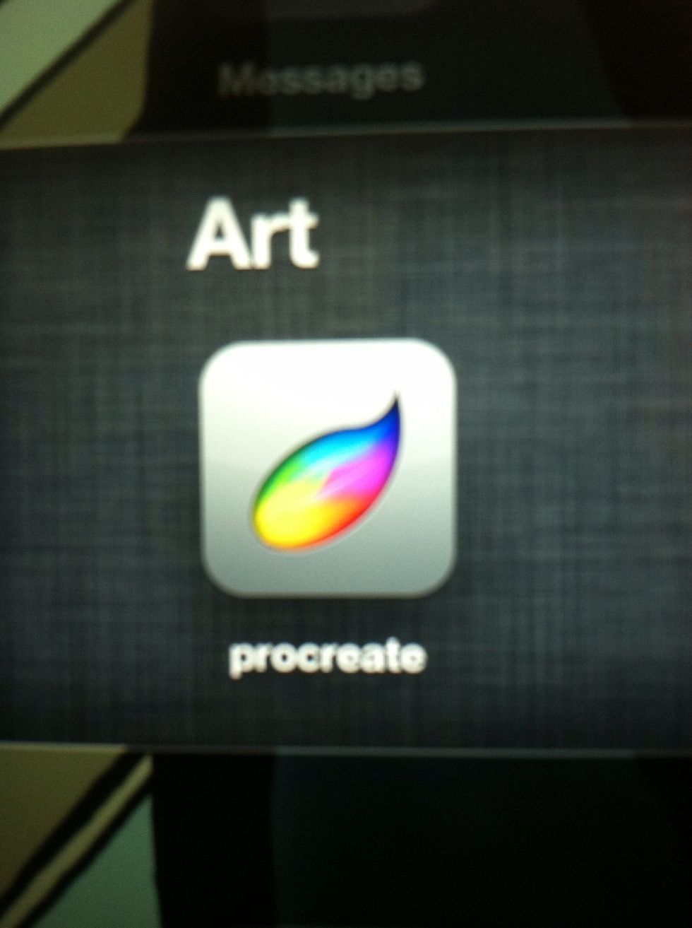 Next you want to download an art app from the app store. For the sake of the exercise let's go with Procreate.