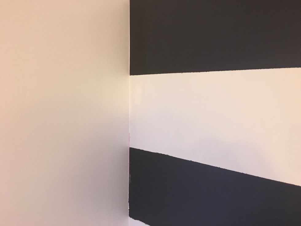 Next you want to paint your walls the color you choose. Remember you do not have to paint the room you are going to decorate!!!