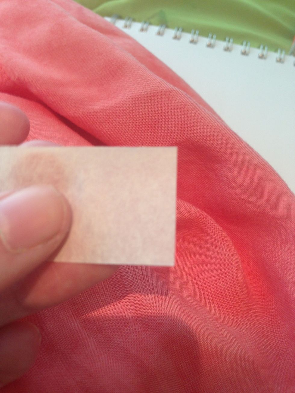 Next you will want to cut the edge of your tape to make sure it is nice and straight.