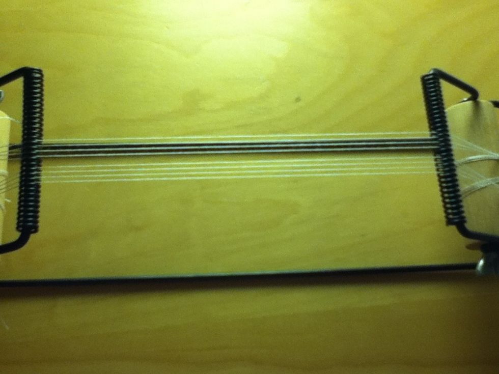 Nice and neat! Use the skewer to help you with this.