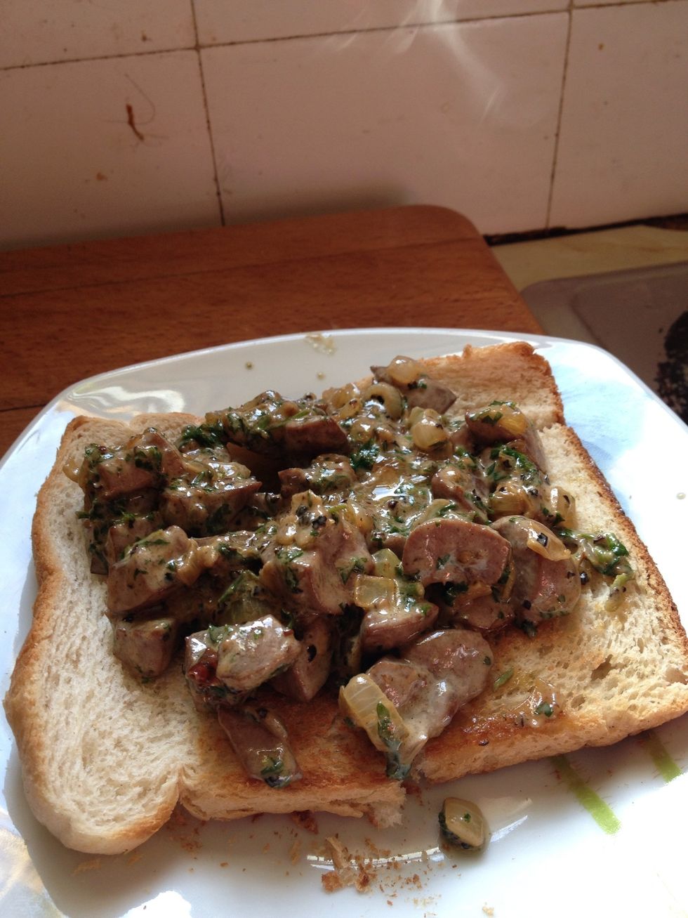 Nice!  Lambs livers not so good as it dissolves more and gives a much stronger  flavour, but up to you if you want to try it ?