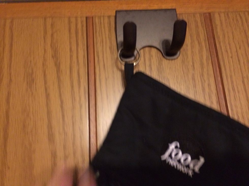 Nice size hook for my mitts.