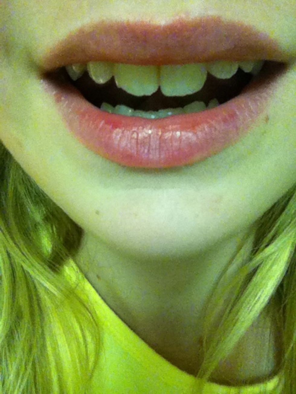 Nice white teeth!
