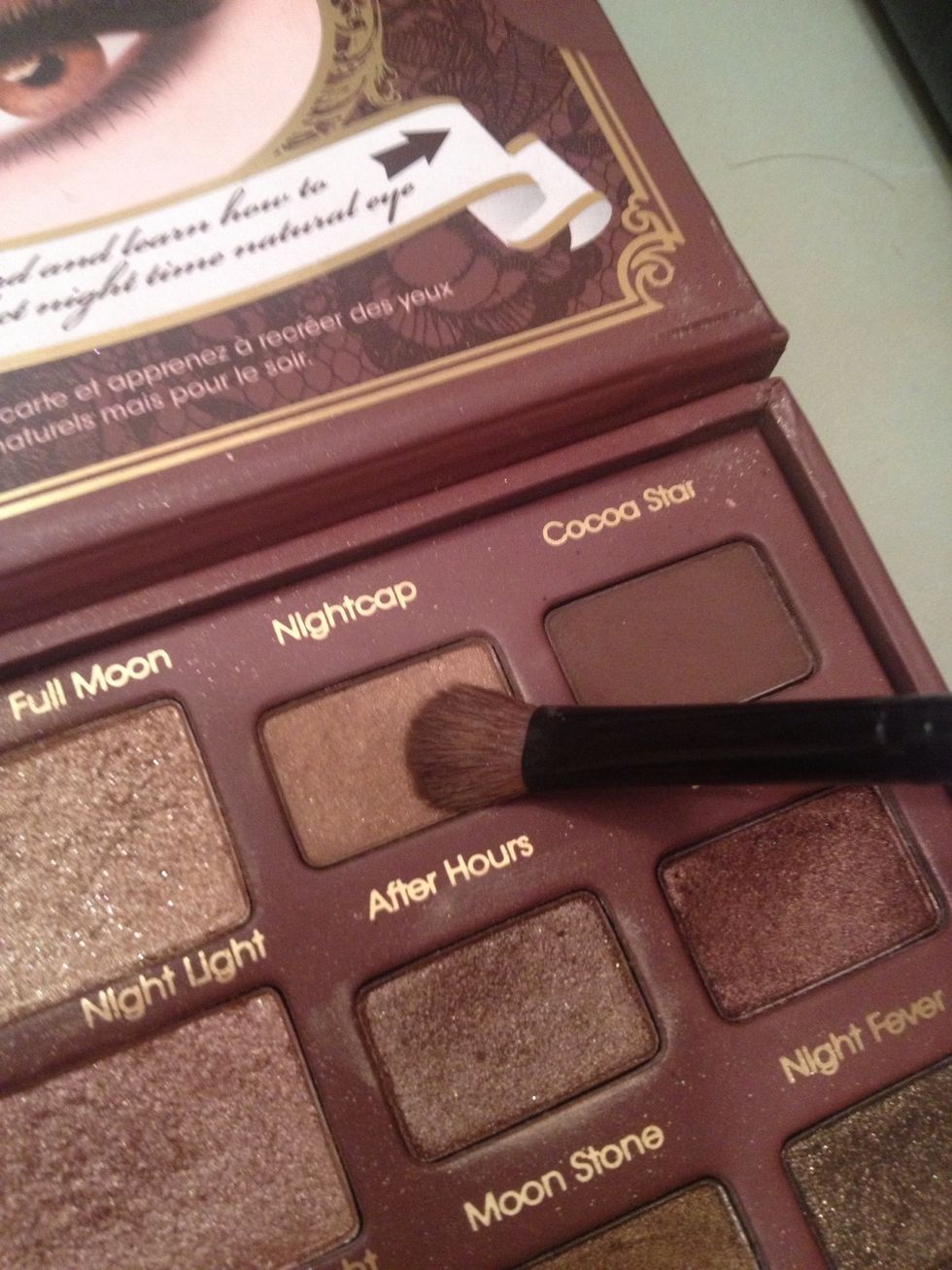 Night Cap is next. Wipe your brush off in between colors.