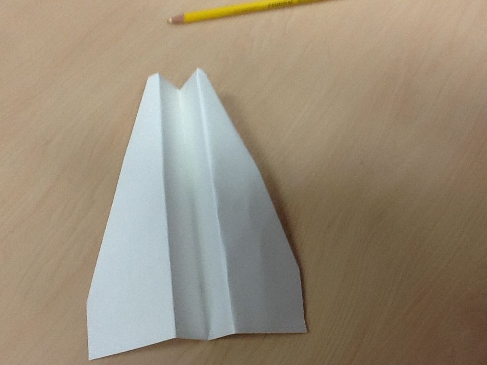 Ninth, fold your wings.