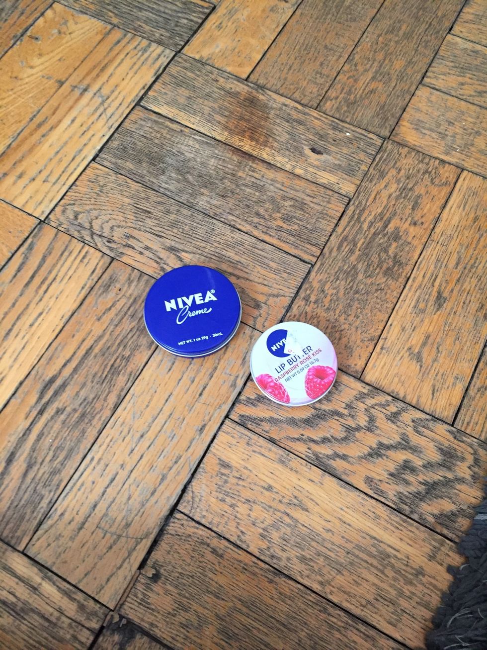 Nivea is a great brand for the key lip butters and hand creme
