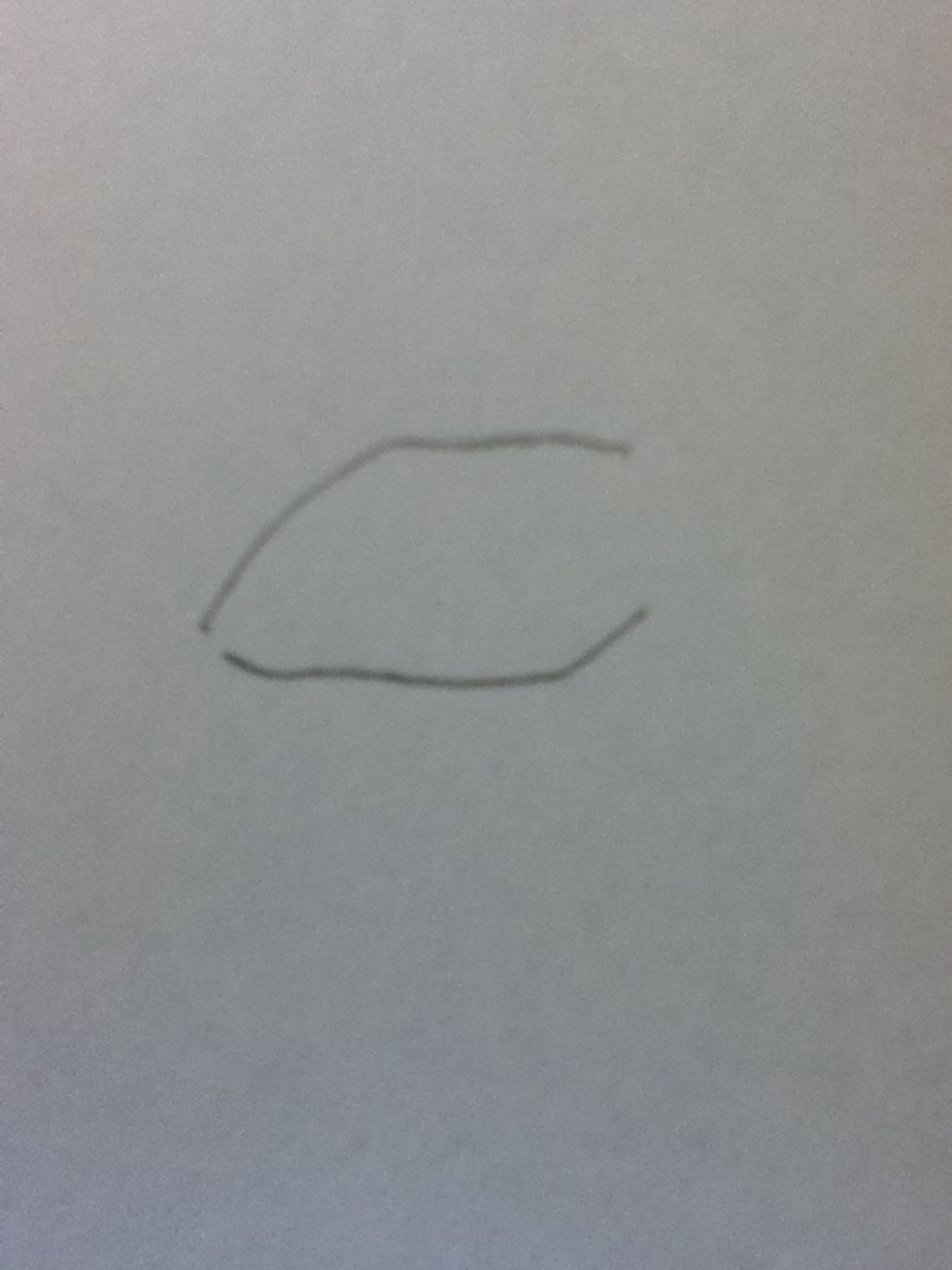 No.2. Draw the eye shape