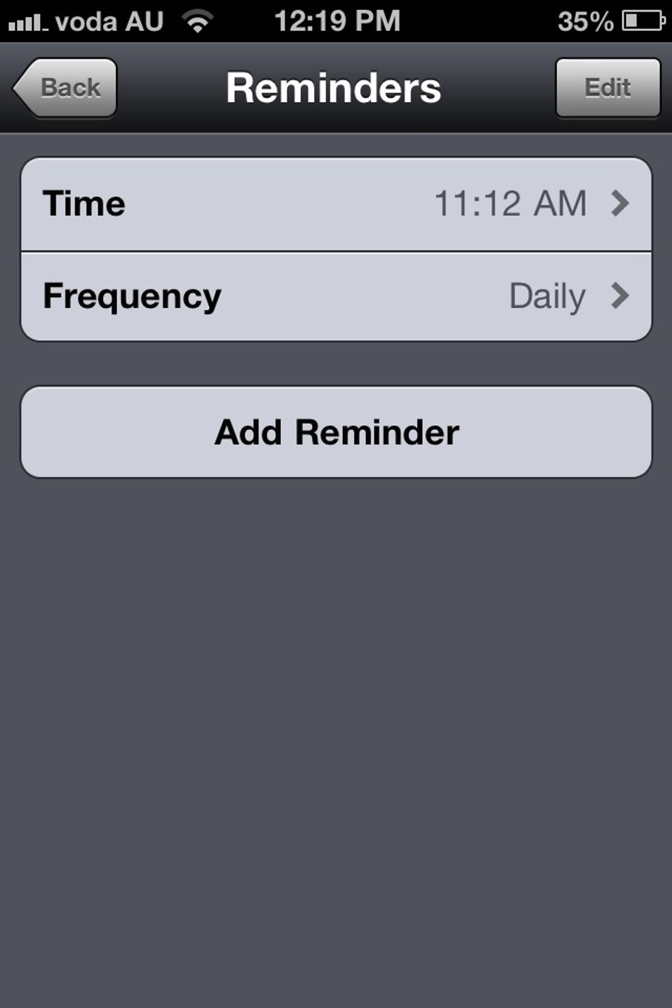 No go back to setting and set a Remind this will help you remember