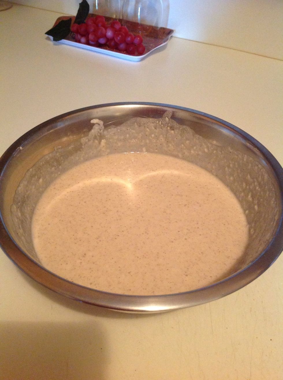 No lumps, yay! Your batter should look like this.