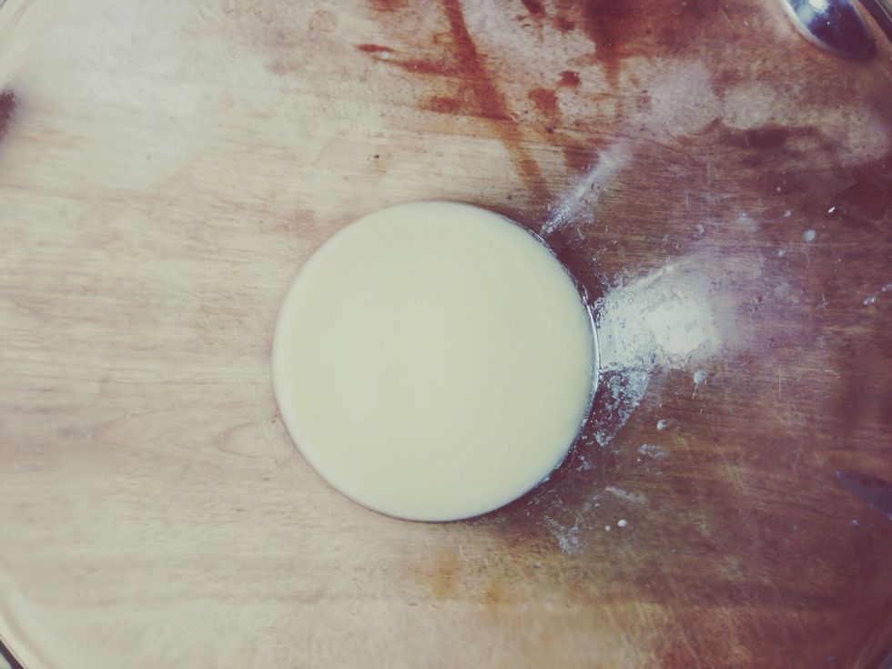 No need for a mixer for this recipe. Preheat the oven to 350\u00b0F (175\u00b0C).