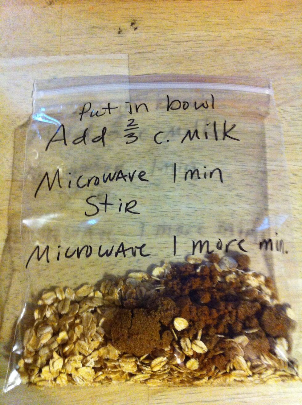 No need to mix. It should look like this.
