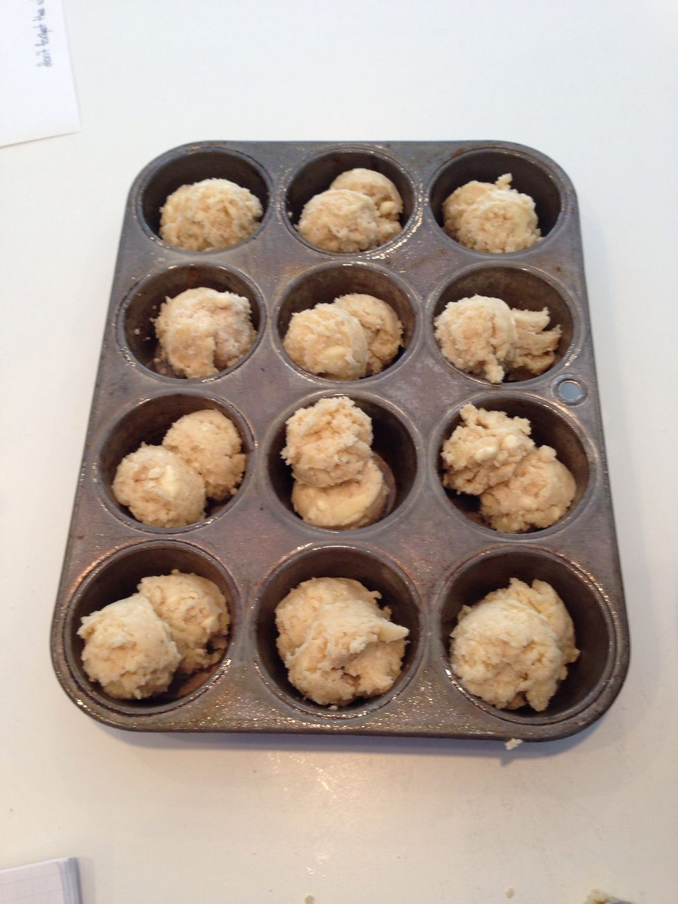 No pressing the dough into the pan!