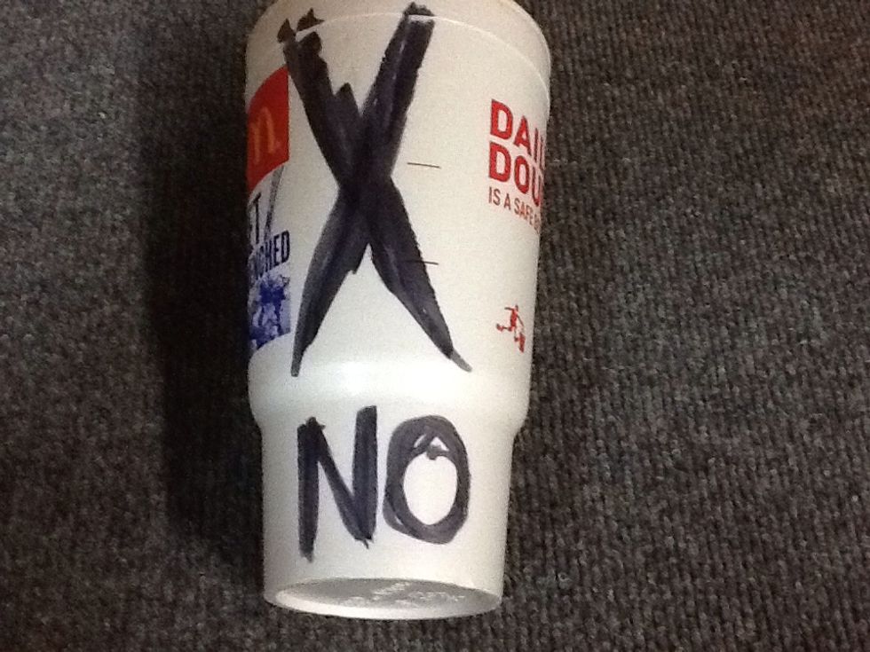 NO STYROFOAM AT ALL!!!!!!