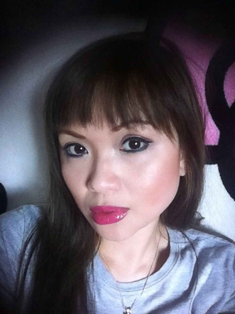 No white liner under the wing? This is my everyday look. With gloss
