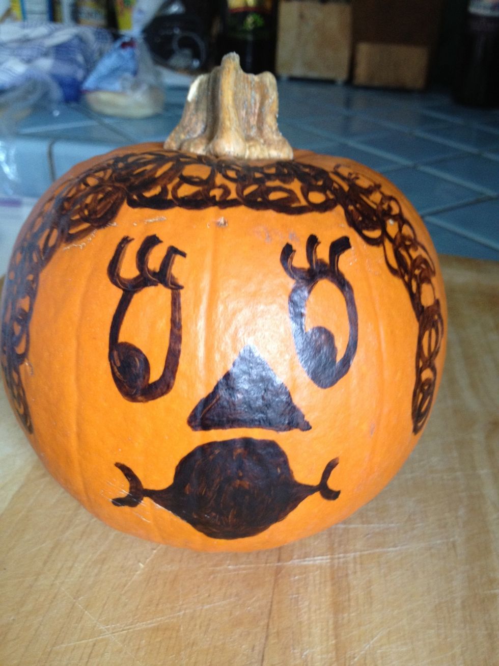 Not all pumpkins are created equal. Those usually used for jack-o'-lanterns are not as tasty. Try to find one of the cooking varieties.