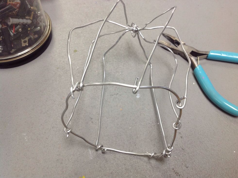 Not very pretty yet, but we will shape it up.