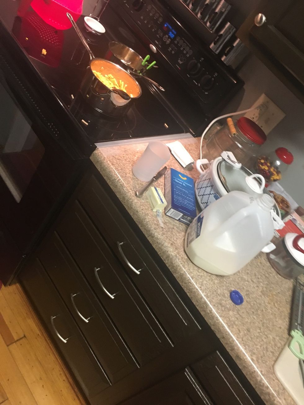 *NOTE: clean up your mess, do not let it sit