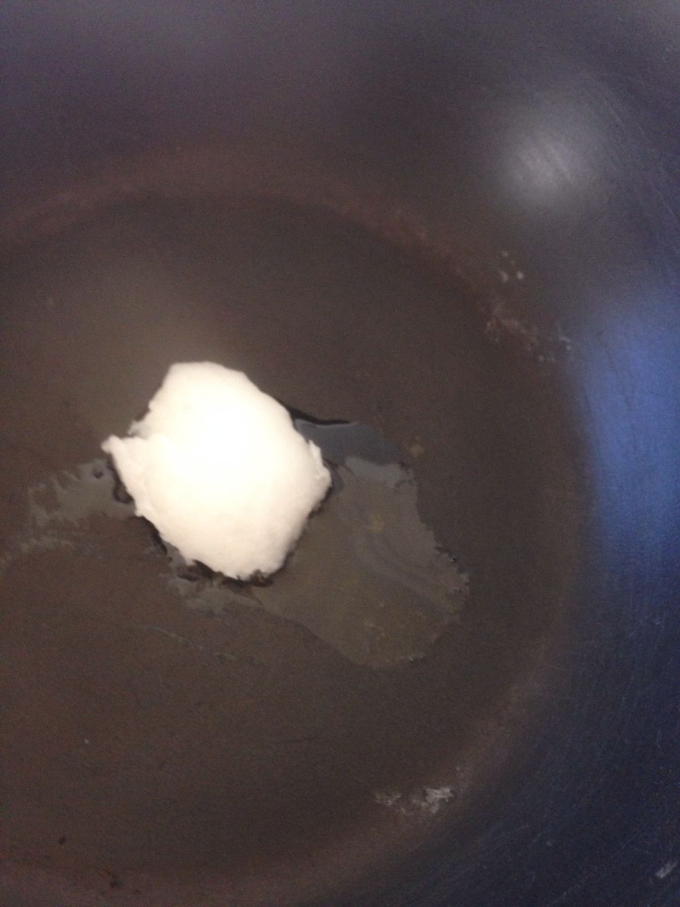 Note: I used coconut oil as I'm allergic to milk and dairy. Kitchari is traditionally made with ghee, clarified butter, which I highly recommend. Melt oil in large pan or wok.