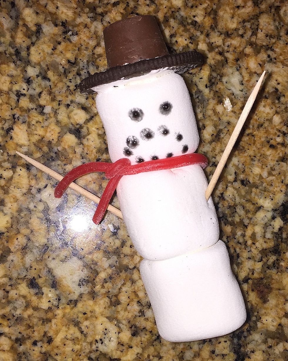 NOTE: It is okay if your snowman falls down! It takes a lot of pratice and skill to always have your snowman stand up straight.