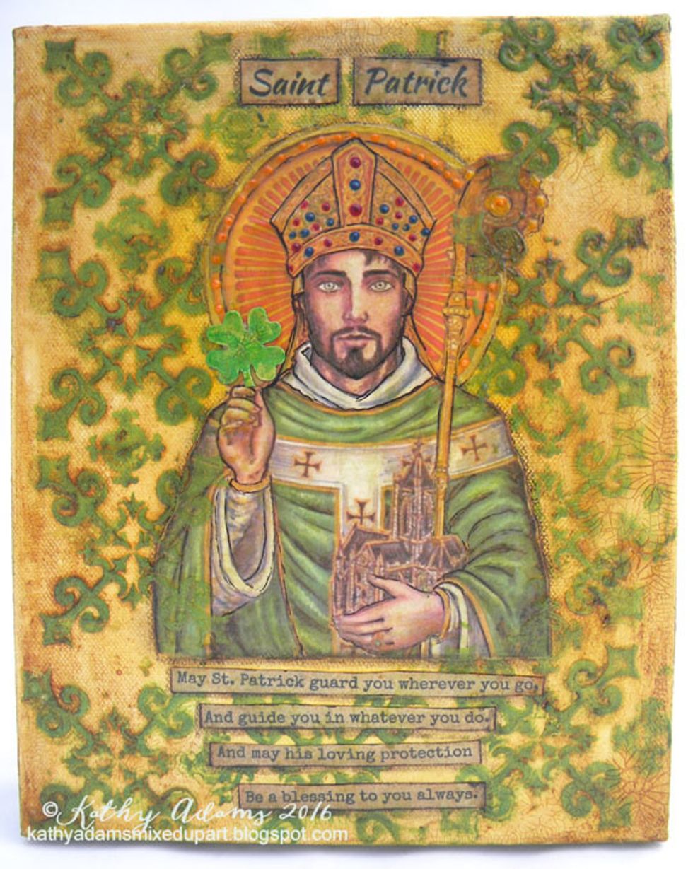 Notice the halo? I used the "dot" technique to add Amber Gemstone dots to it, and the septor.