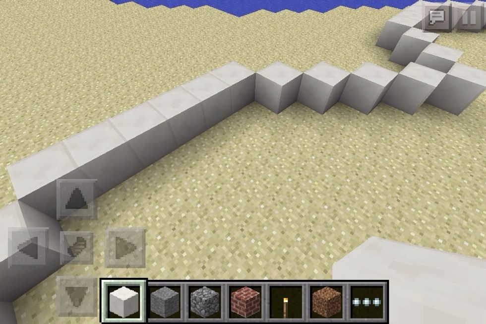 Now a line of six and repeating