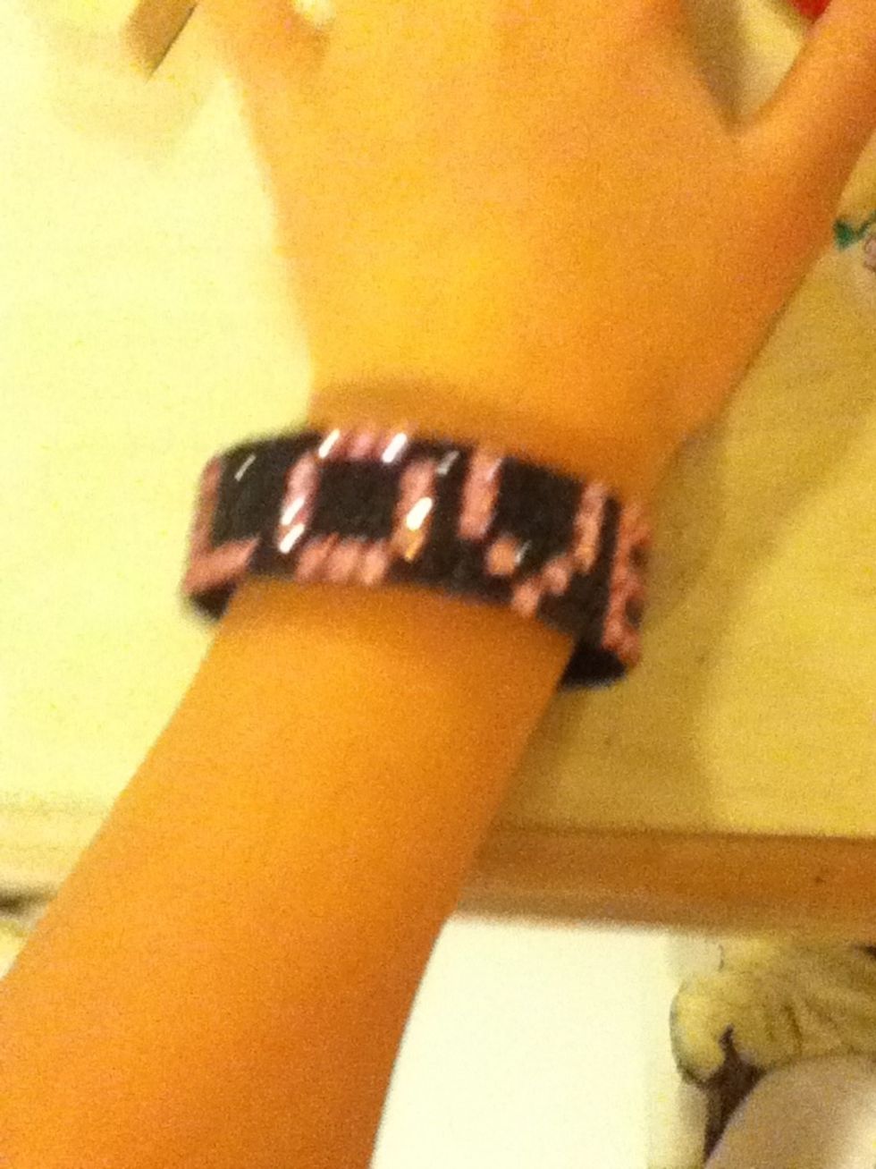 Now accesories this braclet is black and black goes with just about everything